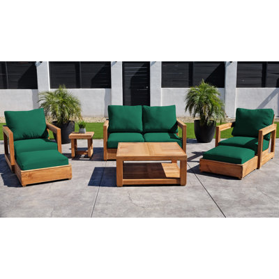 Chatsworth 7 Piece Love Seat Group With 36" Chat Table