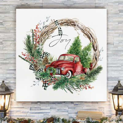 " Joy Truck Wreath "