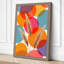 Wheat and Geometric Light Botanical 1 Piece Wrapped Canvas Wall Art-299244208-299244222