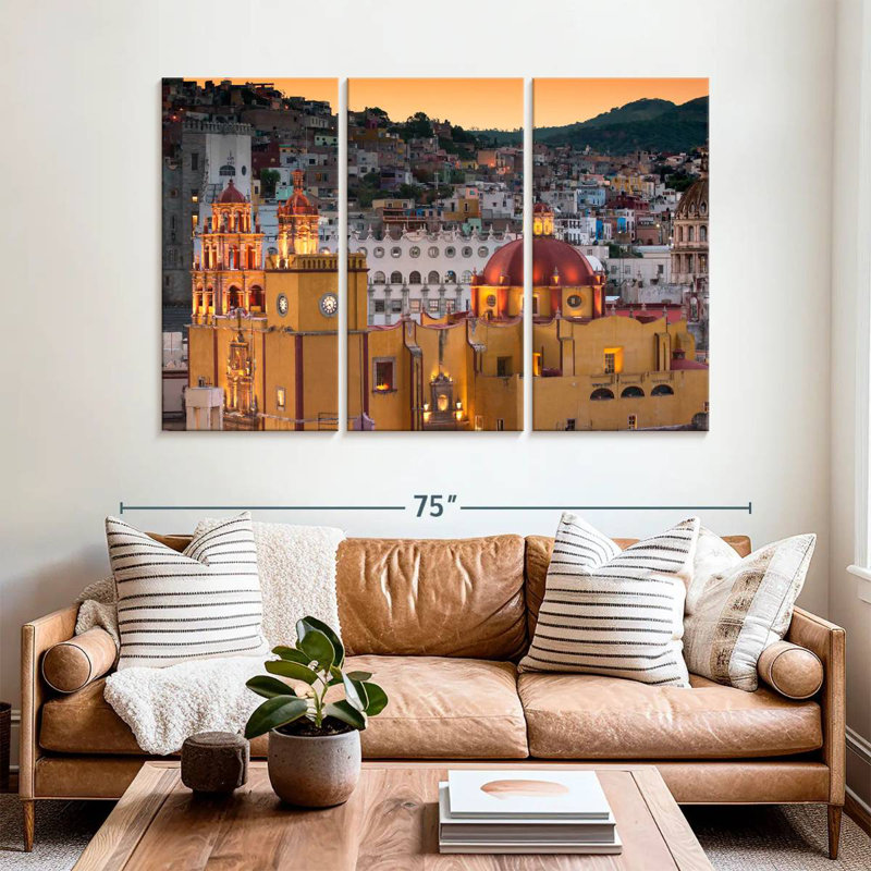 Sebbie Guanajuato au coucher du soleil, H 42 po x l 65 po