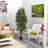 Phoenix Artificial Palm Tree with Natural Trunk-1410100673
