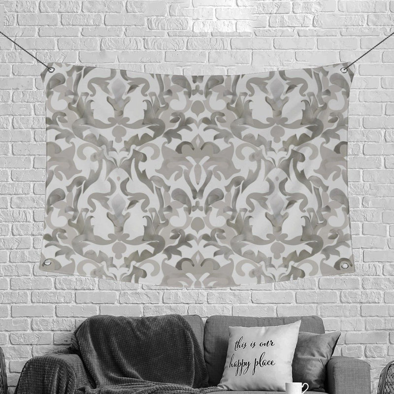 Plain Weave Muslin Microfiber Fabric Tapestry, 68" H x 80" W