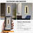 2-Pack Modern Outdoor Wall Lights, LED Wall Light Outdoor Lights Fixture For Patio Wall Mount, IP65 Waterproof Black Outside Lights For House, Garage, Porch.-2135109051-2135109049