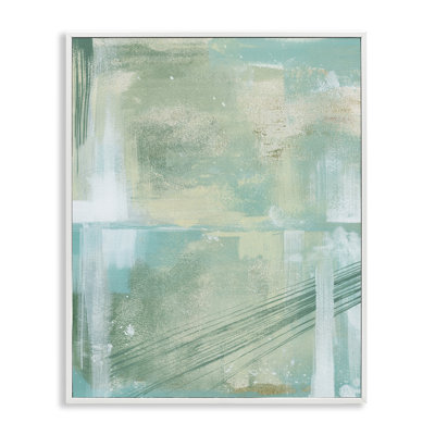 Art abstrait giclée vert industriel par Grace Popp