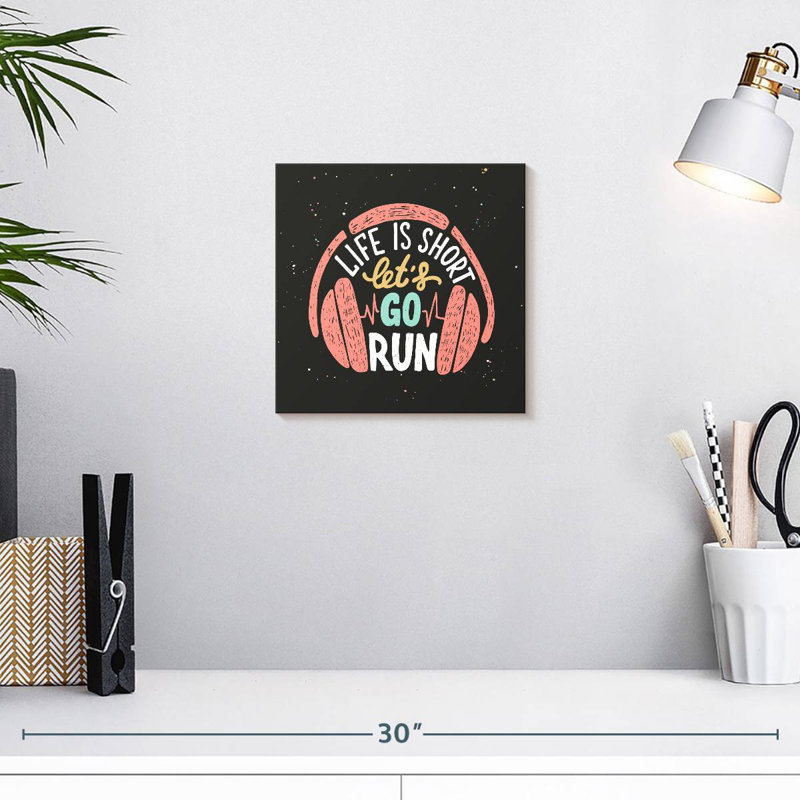 Citation de remise en forme Tergel Let's Go Run, H 10 po x l 10 po