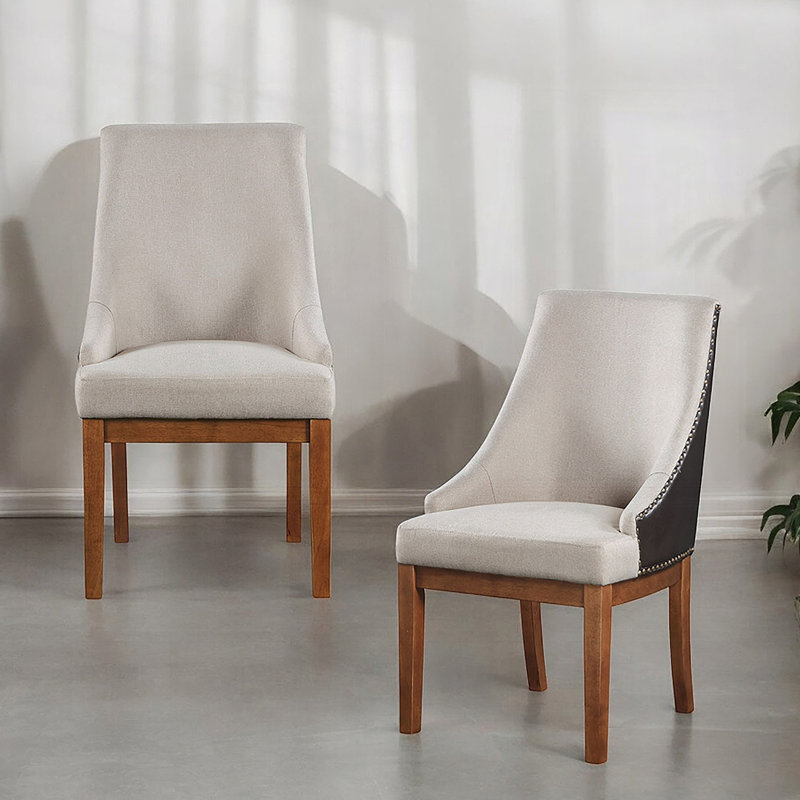 Ensemble de 2 chaises rembourrées Traditional Luxury