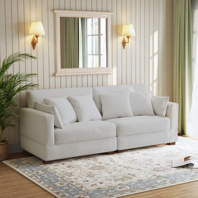 Maelina Bentura 214.9Cm Square Arms Sofa