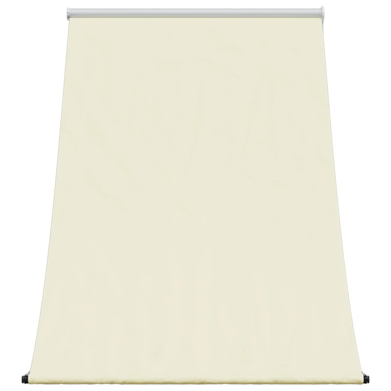 Latitude Run Polyester Cover Retractable Patio Awning, Cream, 100cm W x 150cm D