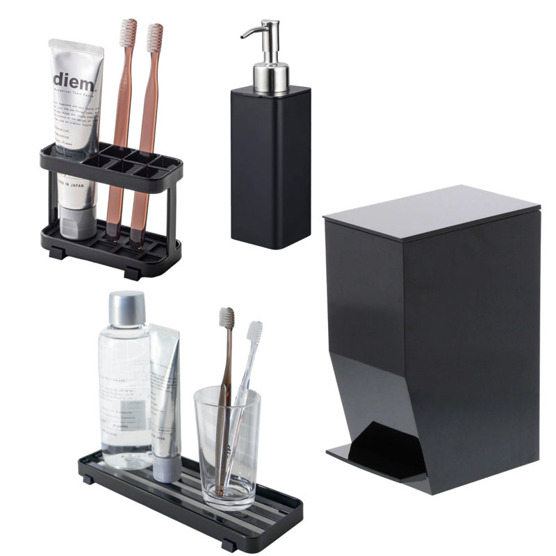 Ensemble 4 pièces d'accessoires de salle de bain Yamazaki