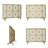 40'' W Iron Fireplace Screen