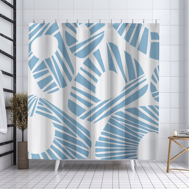 Coco Shower Curtain, Blue