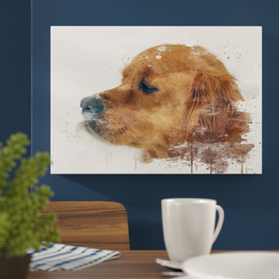 Golden Retriever Dog - Wall Art