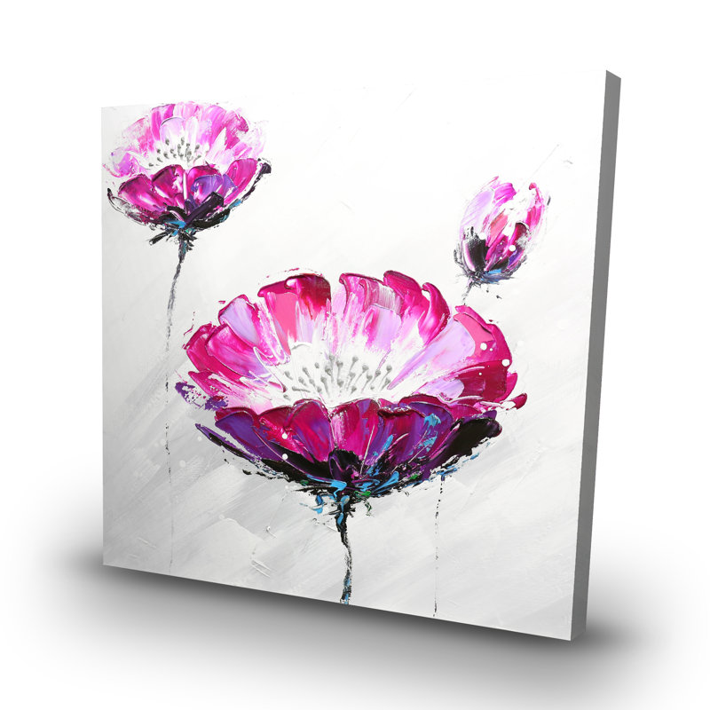 wild flowers - 32"x32" art on canvas