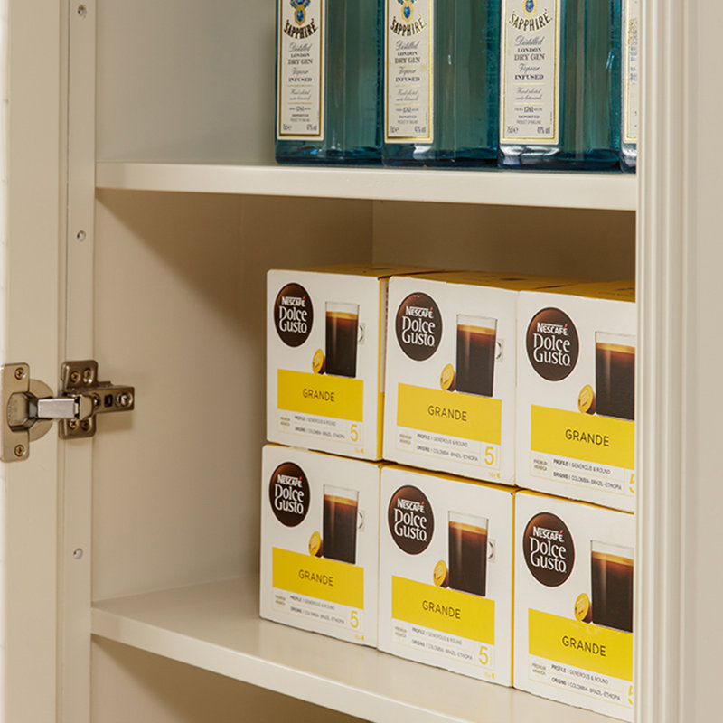 Armoire de rangement de style crème