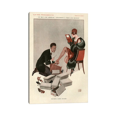 1928 La Vie Parisienne - impression sur toile tendue