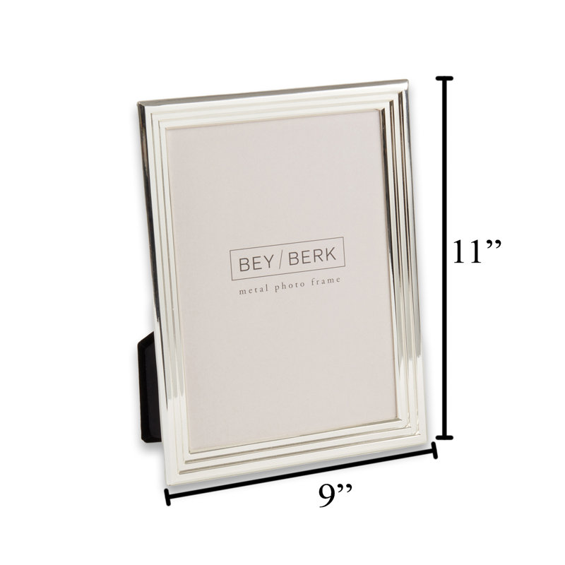 Silver Single Picture Frame Picture Frame, 8"  W x  10" H