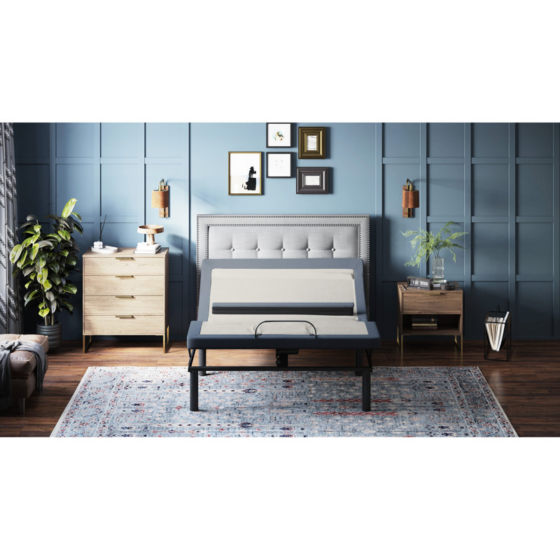 Os65 Adjustable Bed Base: Lumbar Position, Snore, Programmable Memory Twin Xl Base With Head/Foot Tilt, Programmable, Under