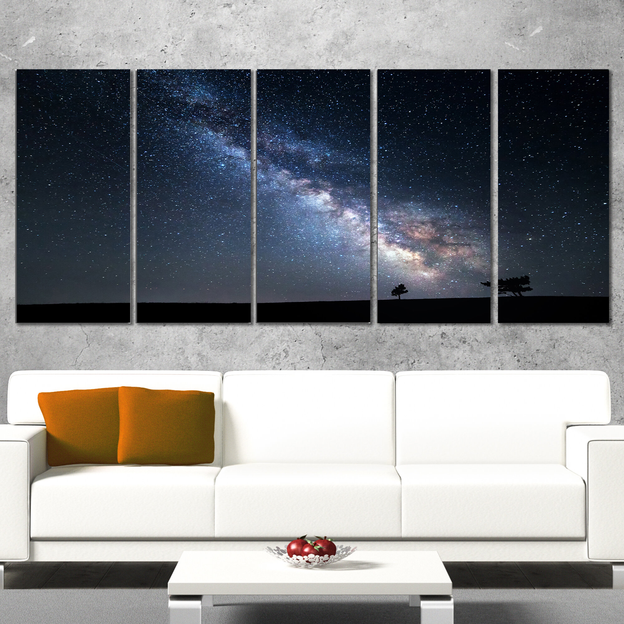 DesignArt On Canvas 5 Pieces Print Wayfair   On Canvas 5 Pieces Print 