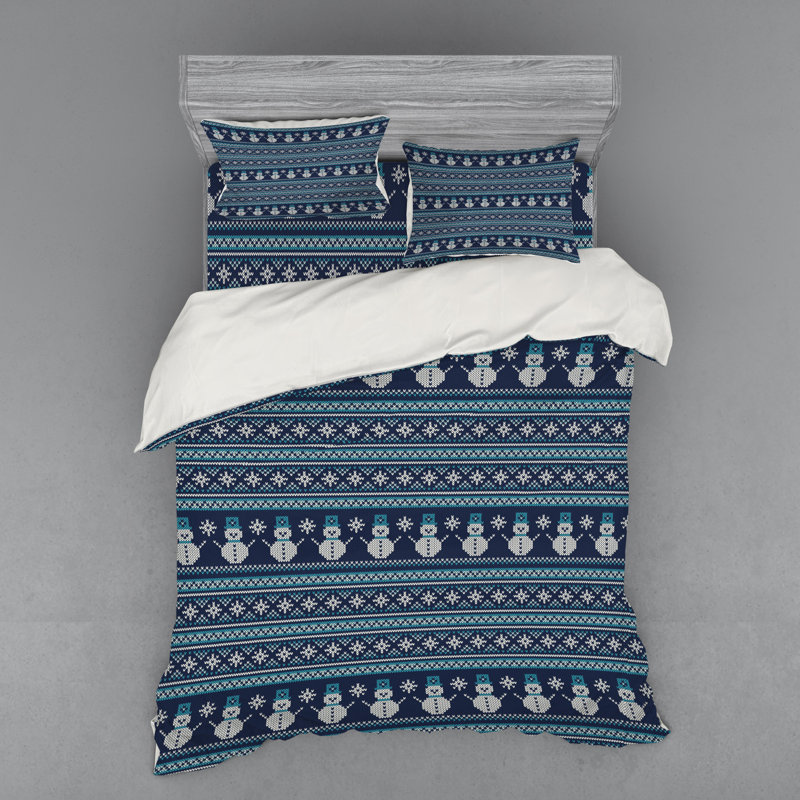 Traditional Polyester Chevron / Zig Zag Duvet Cover, Twin Duvet Cover + 3 Additional Pieces