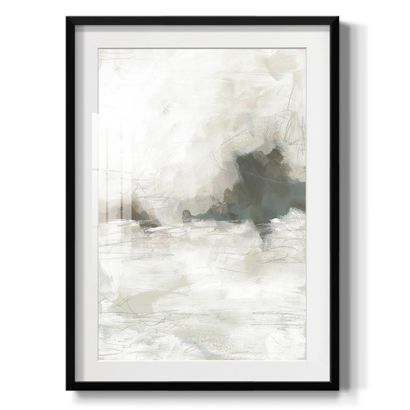 Horizon Break II - impression encadrée, H 28,5 po x l 20,5 po, Noir