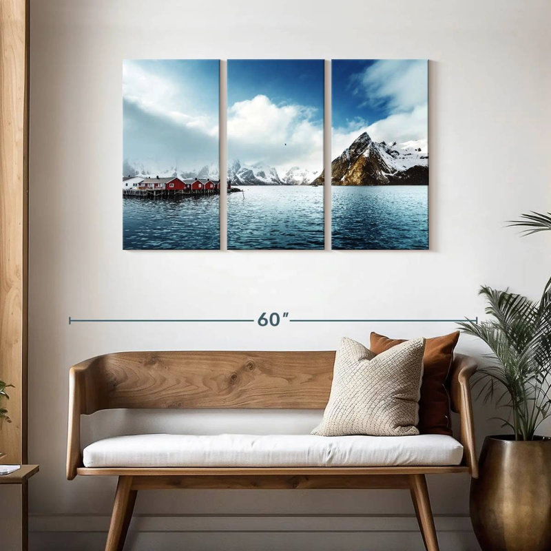 Nicci Lofoten Island Village, 28" H x 45" W