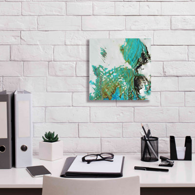 «Blue Ice» - peinture sur toile tendue