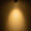 Mason 5-in Black dimmable LED Semi-Flush Mount-1986367882