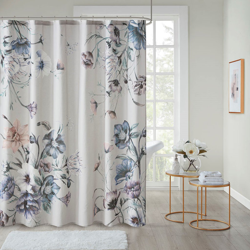 Rideaux de salle de bain Donohoe Cassandra, Bleu