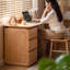 Solid Wood Writing Desk-994995098