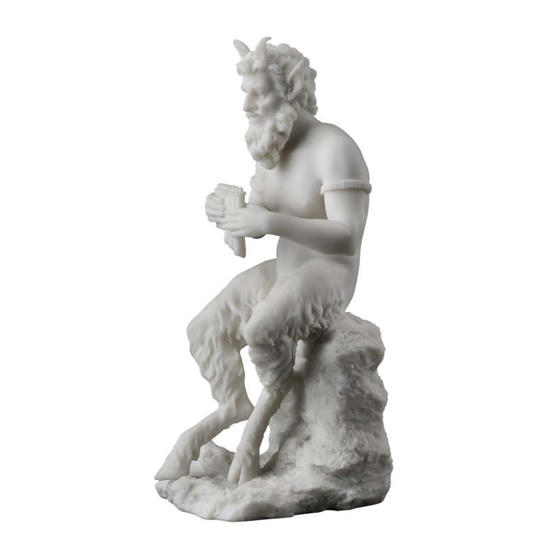 Figurine à flûte de jeu pan grec Leavell