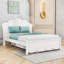 Wood Platform Bed with Trundle-462368132-462368130