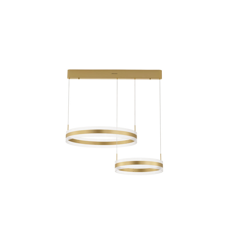 1 - Light Gold LED Unique/Statement Pendant