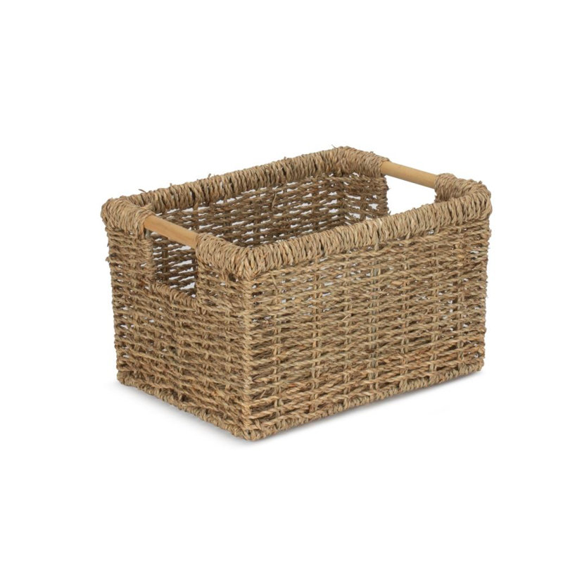 Bay Isle Home Seagrass Box, Medium (50 cm x 50 cm x 45 cm)