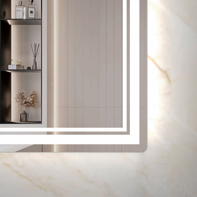 Miroir d'appoint 60 x 40 pouces pour salle de bain