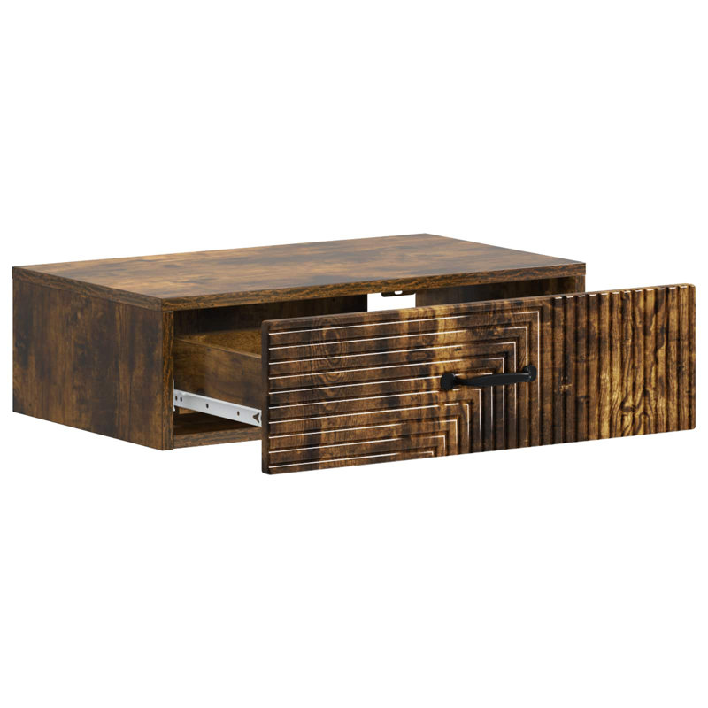 End Table, Smoked Oak