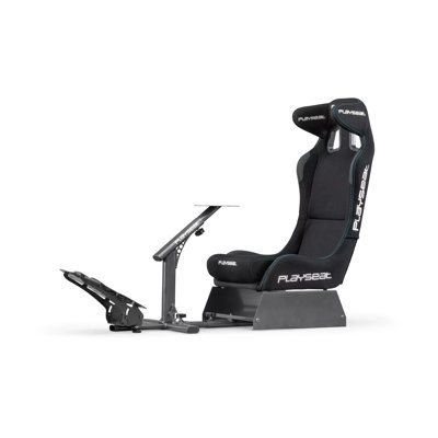 Playseat® Evolution PRO ActiFit™ Lightweight Carbon Quality Steel Foldable Racing Simulator Cockpit with Innovative ActiFit™ Fabric and Tailored Gaming Comfort, Black