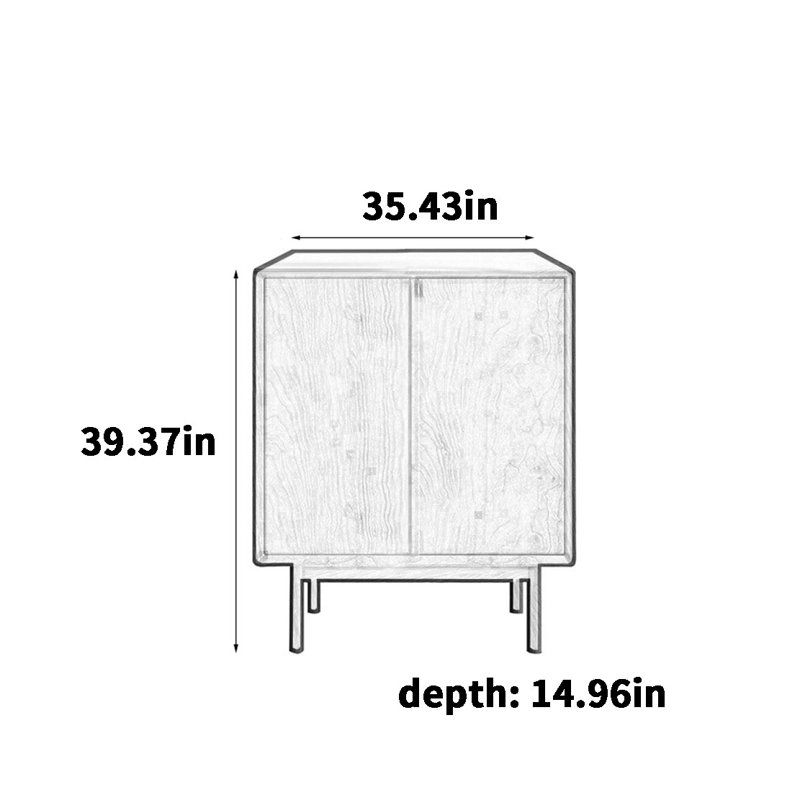 16 Pair Solid Wood Shoe Storage Cabinet