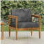 Fauteuil club en bois