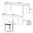 High-end solid wood table set-110567453