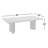 Leyden Stone Top Cement Base Dining Table