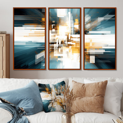 Ensemble de salon Portail futur Dimensions - Collages abstraits