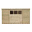 Shiplap Pent Wooden Shed-120960200