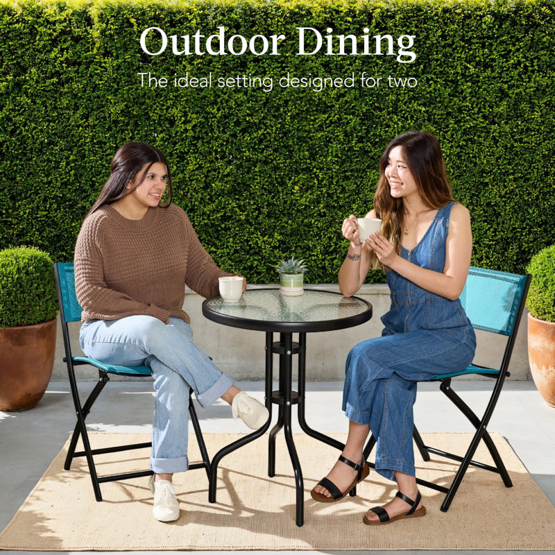 3-Piece Bistro Set, Peacock