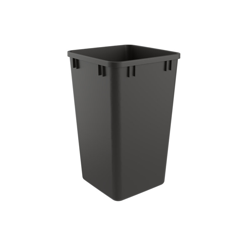 27 qt. Orion Gray Polymer Replacement Waste Container for Rev-A-Shelf® Pullouts, Gray