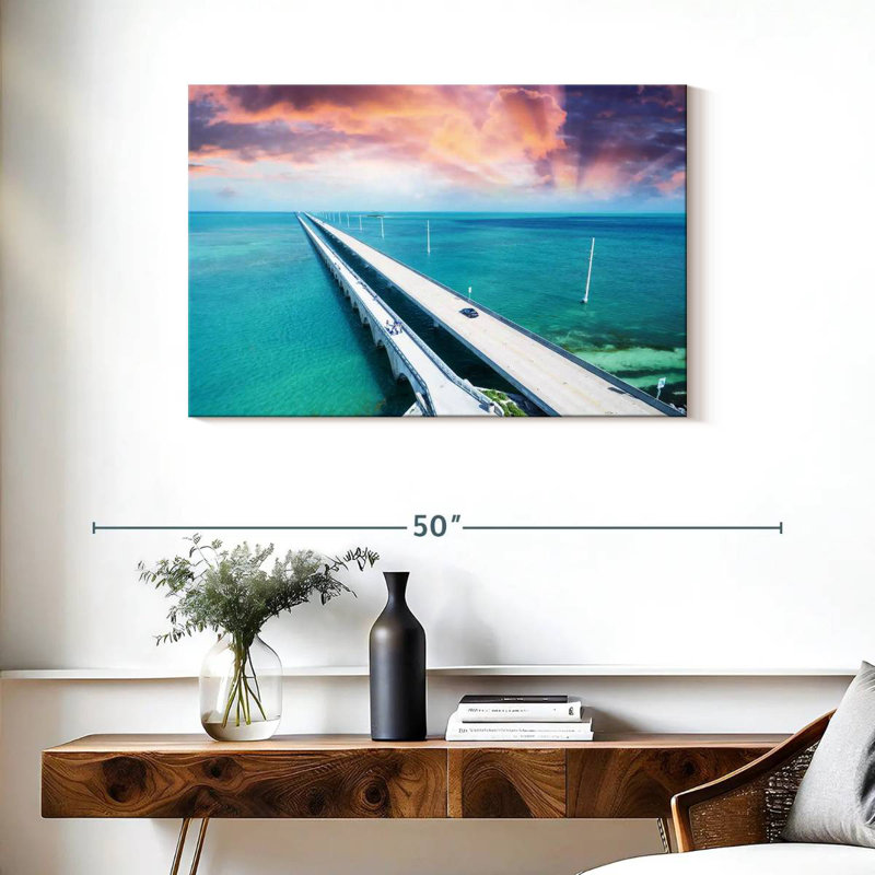 Lilie Scenic Seven Mile Bridge, Floride, H 24 po x l 36 po
