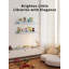 Tablettes flottantes, paquet de 4, bleu