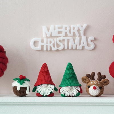 Amigurumi de Noël bricolage au crochet Wizardi F07N8-M118