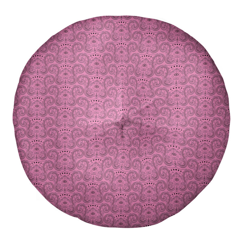 Coussin de sol Katelyn Elizabeth, 30 po x 30 po, Rose
