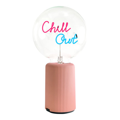 Ampoule CHILLOUT rouge / bleu avec base Lampe de table PORTABLE Pop Nomad