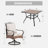 Aromola 4 - Person Wicker Patio Dining Set with Square Table , Cushions Included